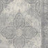 2' X 4' Gray Distressed Medallion Area Rug